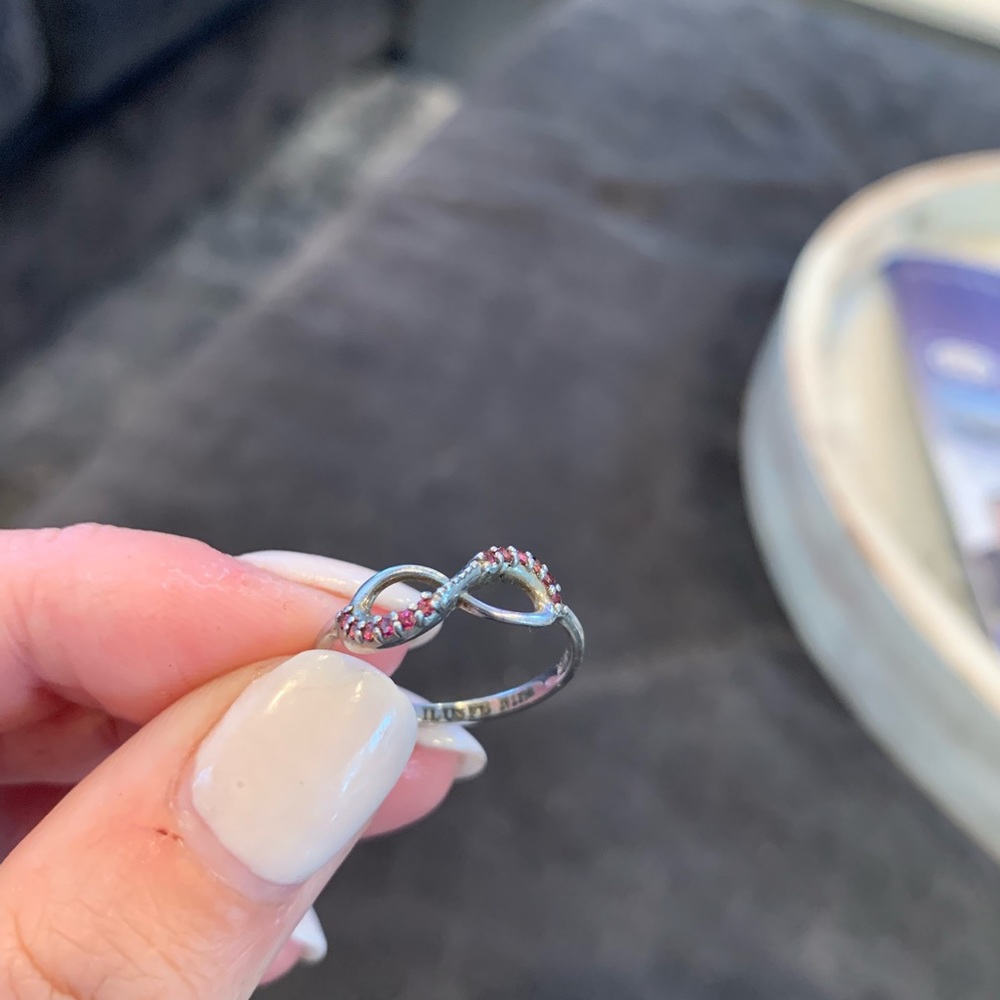 Sapphire Infinity Ring - image 2